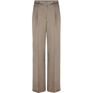 Dante 6, Dames, Broeken, Beige, Maat: XL Satijn,