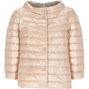 Herno, Dames, Jassen, Roze, Maat: S Polyamide,
