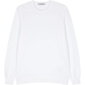 La Fileria, Heren, Truien, Wit, Maat: 3XL Katoen,