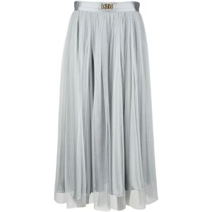 Alma Sanchez, Dames, Rokken, Grijs, Maat: S Polyamide,