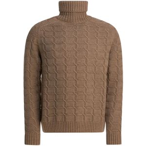 Zanone, Heren, Truien, Beige, Maat: L Wol,