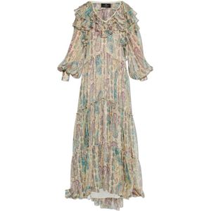 Etro, Dames, Jurken, Veelkleurig, Maat: S Zijde,