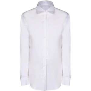 Blanca Vita, Dames, Blouses & Shirts, Wit, Maat: L Katoen,