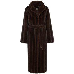 Cesare Gaspari, Dames, Jassen, Bruin, Maat: XL Poliester,