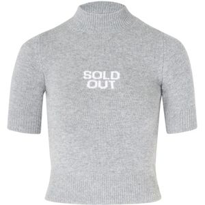 Sportmax, Dames, Truien, Grijs, Maat: XS