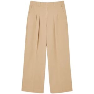 Lacoste, Dames, Broeken, Bruin, Maat: L