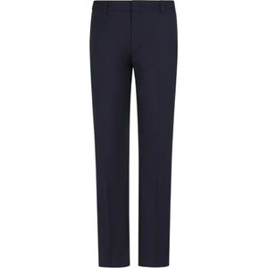Emporio Armani, Heren, Broeken, Blauw, Maat: XS