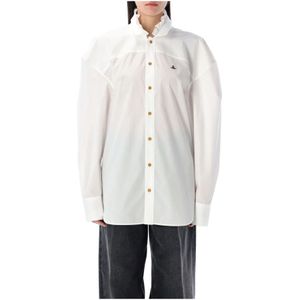Vivienne Westwood, Dames, Blouses & Shirts, Wit, Maat: XS Katoen,