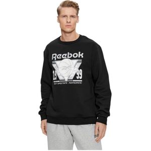 Reebok, Heren, Sweatshirts & Hoodies, Zwart, Maat: S