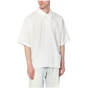 New Amsterdam Surf Association, Heren, Overhemden, Wit, Maat: L Poliester,