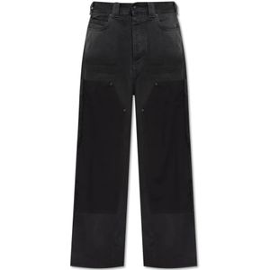 Balenciaga, Heren, Jeans, Zwart, Maat: L Katoen,