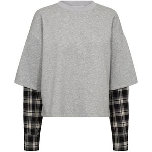 Haute L'Amitié - Langarmshirt - Grijs - Dames - Tops