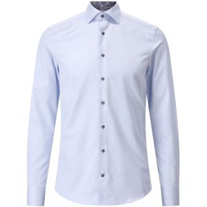 Stenströms, Heren, Overhemden, Blauw, Maat: S Katoen,