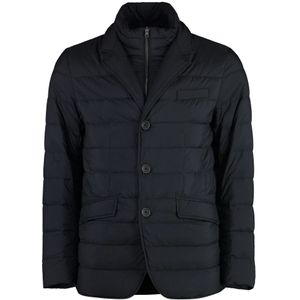 Herno, Heren, Jassen, Blauw, Maat: M Polyamide,