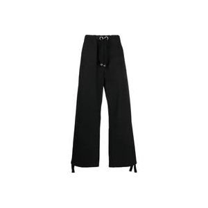 Versace Herenkleding Broeken Zwart Ss23 , Black , Heren , Maat: XS