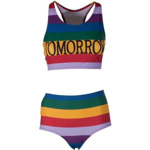 Alberta Ferretti, Dames, Badkleding, Veelkleurig, Maat: 2XS Poliester,