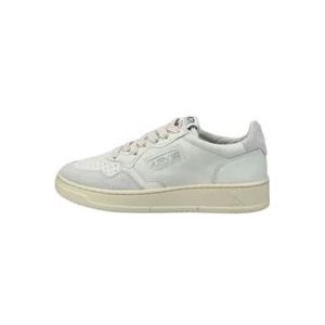 Autry Lage Open Sneakers , White , Dames , Maat: 40 EU