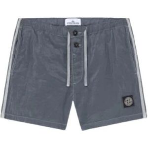 Stone Island, Heren, Badkleding, Grijs, Maat: M Nylon,