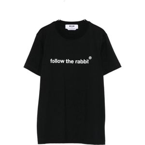 Msgm, Dames, Tops, Zwart, Maat: M