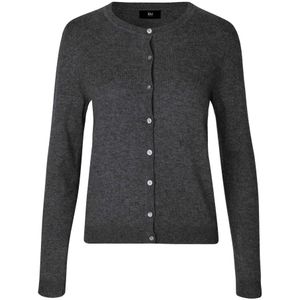 Rosemunde, Dames, Truien, Grijs, Maat: L Leer,