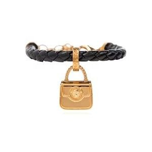 Versace Gevlochten armband , Black , Dames , Maat: ONE Size