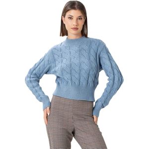 Kocca, Dames, Truien, Blauw, Maat: L