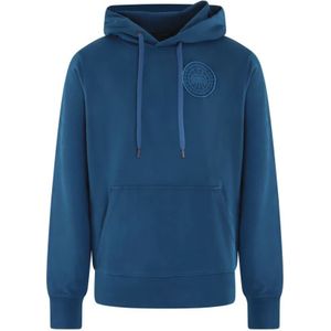 Canada Goose, Heren, Sweatshirts & Hoodies, Blauw, Maat: M