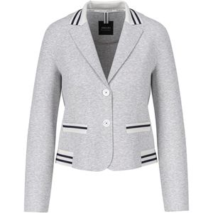 Marc Cain - Jersey Blazer - Grijs - Lichtgewicht - Dames