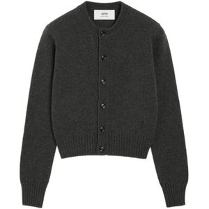 Ami Paris, Dames, Truien, Grijs, Maat: S Kasjmier,