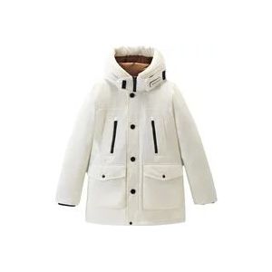 Woolrich Arctic Parka - XXS , White , Heren , Maat: L