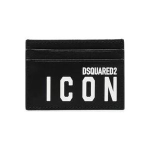 Dsquared2 Be Icon Credit Card Holder , Black , Heren , Maat: ONE Size