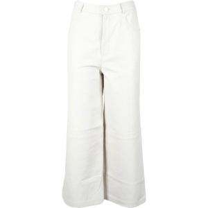 1972 Desa, Dames, Broeken, Wit, Maat: 2XS Leer,