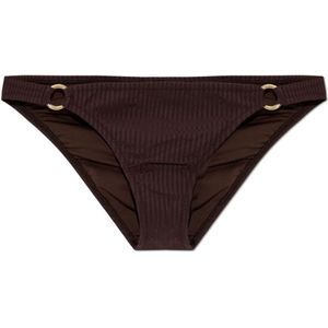 Melissa Odabash, Dames, Badkleding, Bruin, Maat: S Leer,