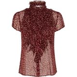 Saint Tropez, Dames, Blouses & Shirts, Bruin, Maat: L