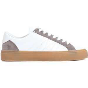 Moncler Witte Monaco2 Stijlvolle Jas , White , Heren , Maat: 43 EU