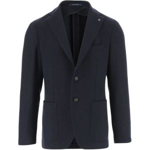 Tagliatore, Heren, Jassen, Blauw, Maat: L Wol,