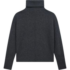 Majestic Filatures, Dames, Truien, Grijs, Maat: L Wol,