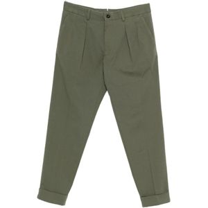 Incotex, Heren, Broeken, Groen, Maat: 2XL Katoen,