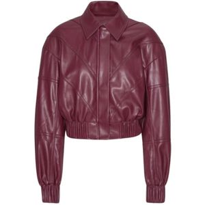 Rotate Birger Christensen, Dames, Jassen, Bruin, Maat: M Leer,