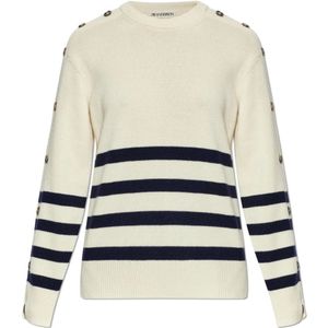 JW Anderson, Dames, Truien, Beige, Maat: XS Wol,