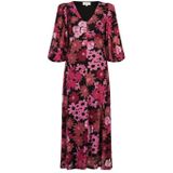 Fabienne Chapot - Welma Jurk - Roze - Dames - Midi-jurk - Polyester