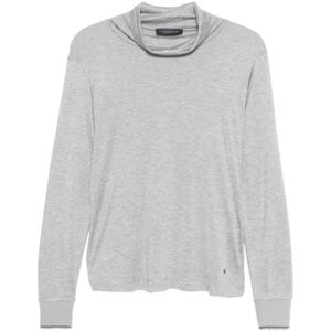 Lorena Antoniazzi, Dames, Tops, Grijs, Maat: XS Zijde,