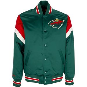 Mitchell & Ness, Heren, Jassen, Groen, Maat: XL Zijde,