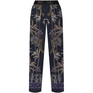 Forte Forte - Broeken - Blauw