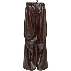 MM6 Maison Margiela, Dames, Broeken, Bruin, Maat: XS