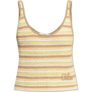 Chloé - Veelkleurige Top - Katoen - Dames