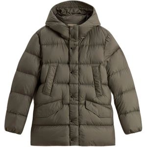 Woolrich, Heren, Jassen, Groen, Maat: M Wol,