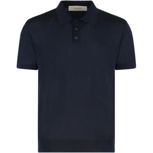 Golden Goose - Polo Shirt - Wol - Korte Mouwen - Glanzend