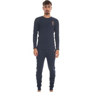 Polo Ralph Lauren, Heren, Nachtkleding & Lounge, Blauw, Maat: 2XL Zijde,