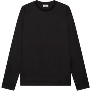Valenza - Heavy Supima Sweater - Zwart - Heren